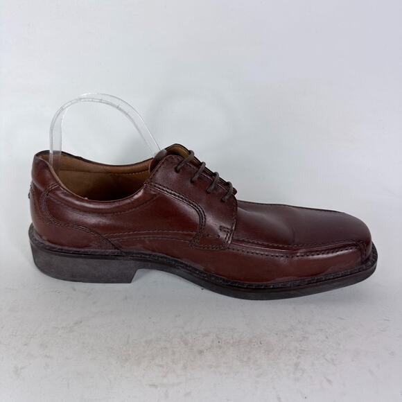 Ecco Seattle Oxford Shoes Men\'s 9.5 Brown Leather Lace-Up Classic Formal main image 10